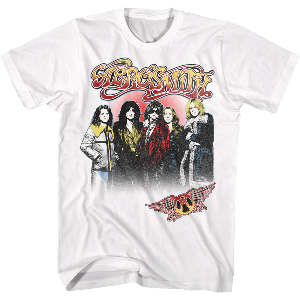 Group Photo Aerosmith Tshirt